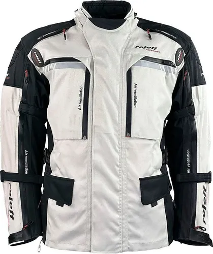 roleff Motorradjacke Enduro mit Protektoren 4XL - Motorradjacke mit optimaler Belüftung und integrierten Protektoren für besten Schutz und Komfort beim Fahren.