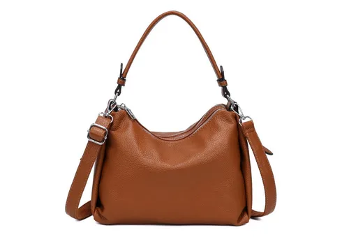 ITALYSHOP24 Schultertasche DAMEN TASCHE SHOPPER Umhängetasche Crossover Hobo Bag Leder Optik (Spar-Set: Tasche mit 2 Gürtel. Zusatz Stoffgurt/Umhängeband, mit Schultergurt), Henkeltasche Reisetasche Crossbag für Büro Freizeit Urlaub BodyBag