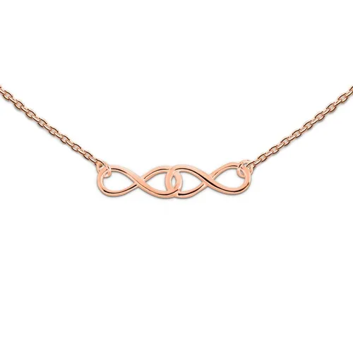 heart to get N183IDO13R Collier unendlich Forever and infinity always Silber