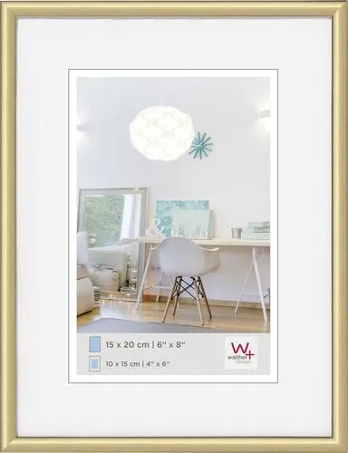 walther+ design KV520G Bilder Wechselrahmen Papierformat: 20 x 15cm Gold