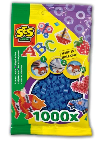 SES Creative Bügelperlen 1000 dunkelblau