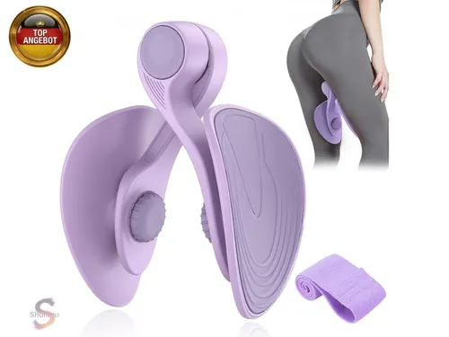 Oberschenkeltrainer 16kg Beckenboden Trainer, Beinpresse für Zuhause Kegel