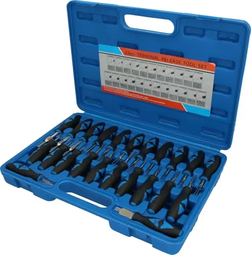 Brilliant Tools Stecker-Entriegelungswerkzeug-Satz 23-tlg BT511100 - Sonstige - 23-teilig, universell einsetzbar für alle Fahrzeuge, ideal zur schnellen Reparatur von Kabel- und Steckverbindungen, inklusive praktischem Kunststoffkoffer zur Aufbewahrung.