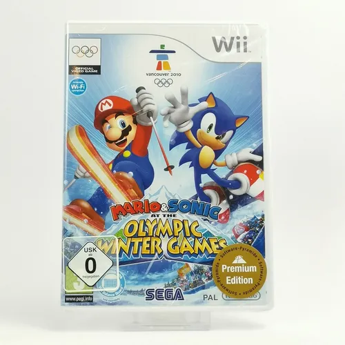 Mario & Sonic At The Olympic Winter Games für Nintendo Wii - Spannendes Sportspiel für die ganze Familie, ideal für Wettkämpfe und Spaß im Winter!