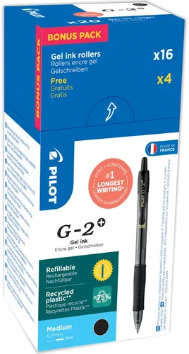 Pilot G2 Gelschreiber 0.4 mm Schwarz von PILOT