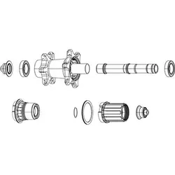 Zipp Endkappen für ZR1 Disc VR-Naben 12 x 100 mm - Freiläufe & Umrüstkits - Hochwertige Endkappen von Zipp für eine präzise Anpassung und verbesserte Leistung Ihrer VR-Naben.