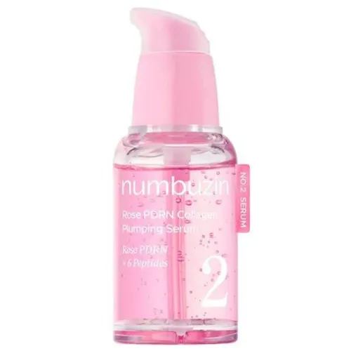 numbuzin No.2 Serum | Rose PDRN Collagen Plumping Serum - Intensiv hydratisierendes Serum mit 5% Rose PDRN und 6 Peptiden für strahlende, pralle Haut. Verbessert die Hautstruktur und sorgt für ein frisches, jugendliches Aussehen.