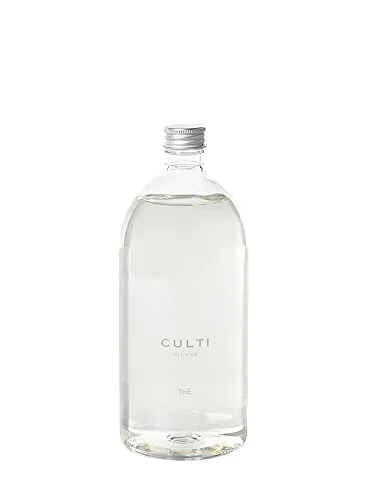 Culti Milano Nachfüllflasche The 1000 ml - Aromatherapie mit der Duftnote Thé: Erleben Sie die meditative Wärme von japanischem Grüntee und Bergamotte in Ihrem Raum.