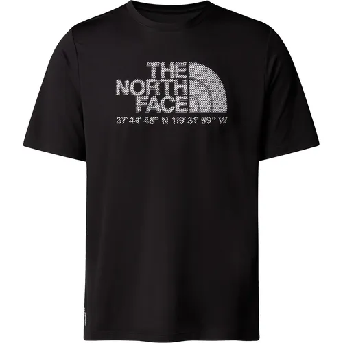 The North Face 24/7 Logo Graphic T-Shirt für Herren - Schwarz - M - Funktionsjacke für Herren, sorgt für Trockenheit und Komfort während sportlicher Aktivitäten.