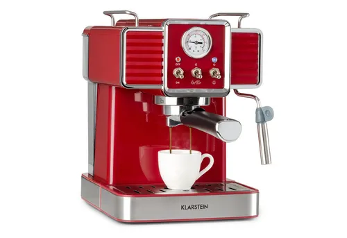 Klarstein Gusto Classico Espressomaschine in rot von Klarstein
