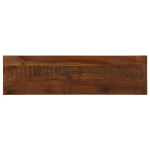 vidaXL Tischplatte, Holzplatte Rechteckig, Massivholzplatte für Tisch Esstisch Couchtisch, Ersatztischplatte, 100x20x2,5cm Altholz Massiv