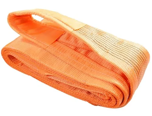 Hebegurt Hebeschlinge 10000 kg / 10,0t Tragkraft, 8 m Länge, 300 mm Breite, Hebeband mit Endschlaufen