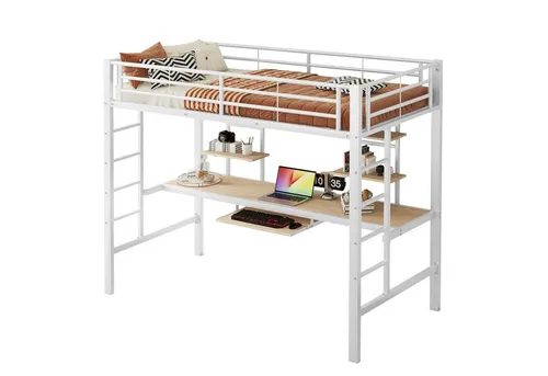 MODFU Jugendbett 90 x 200 cm mit USB- & Type-C-Steckdose