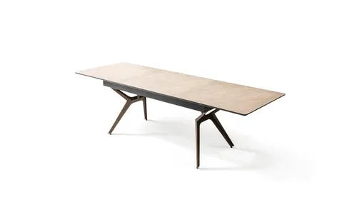Ausziehbarer Esszimmertisch Modern in Grau - Moderner Esszimmertisch aus Holz, ausziehbar für bis zu 12 Personen. Ideale Maße: 180 x 90 cm (max. 260 cm). Stilvolles Design für jedes Esszimmer, inklusive 2 Jahre Herstellergarantie.