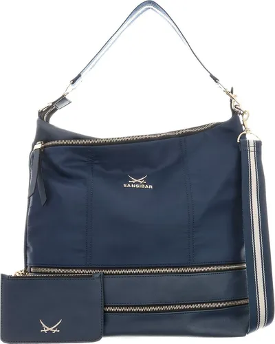 Sansibar Schultertasche (Set, 2-tlg) - Elegante Schultertasche mit abnehmbarer Kosmetiktasche, ideal für Alltag und Reisen. Bietet viel Stauraum und stilvolles Design, perfekt für einen charmanten Auftritt.