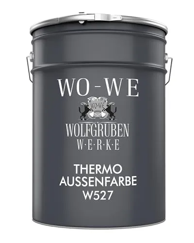 Produktbild WO-WE Thermo Aussenfarbe Weiß Fassadenfarbe Wandfarbe Fassadenbeschichtung W527 5L
