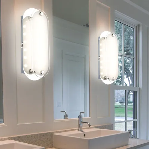 Wandlampe 2er Set - Moderne Wandleuchten für jeden Raum - Elegante Wandleuchten im 2er Set, ideal für Wohnzimmer, Küche und Flur. Mit warmweißem LED-Licht und stilvollem Design aus Metall und Glas schaffen Sie eine einladende Atmosphäre.