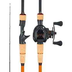 VEVOR Baitcasting Angelruten-Set 2,13 m