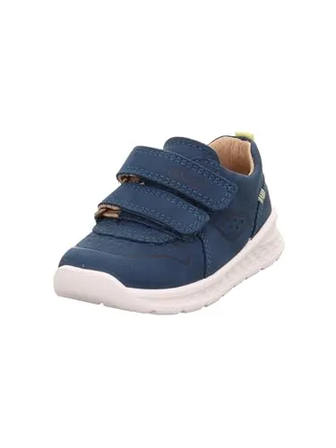 Superfit Breeze - Blau/Gelb Leder Kinder Sneaker - Sneaker für aktive Kinder: Superfit BREEZE in Blau aus Leder mit praktischem Klettverschluss für einfaches An- und Ausziehen. Flexible Sohle fördert natürliche Bewegungen und sorgt für besten Komfort.