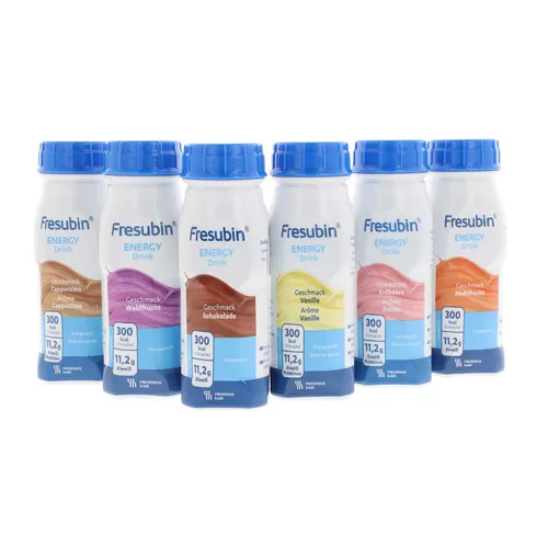 Fresubin Energy Drink Probe Set 6x200ml - Nahrungsergänzungsmittel für Erwachsene, hochkalorisch und eiweißreich, ideal zur Unterstützung bei erhöhtem Energiebedarf und Rekonvaleszenz.