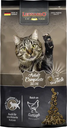 Leonardo Katzentrockenfutter Leo Ad Complete reich an Geflügel 1,8 kg