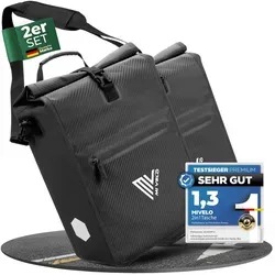 2in1 Fahrradtasche für Gepäckträger wasserdicht 25L 