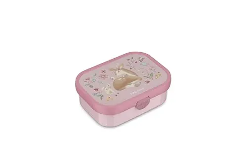 Mepal Brotdose Campus Kunststoff Rosa - Stylische Brotdose in Rosa aus robustem Kunststoff, ideal für Schule und Freizeit. Mit praktischen Fächern für eine optimale Aufbewahrung Ihrer Snacks.
