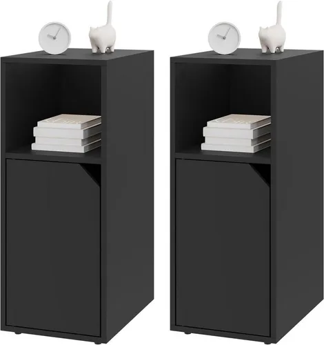 Nachttische Schwarz von WOLTU