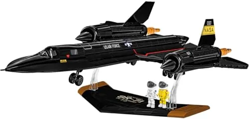 COBI 5890 Lockheed SR-71 Blackbird - Executive Edition - Konstruktionsspielzeug mit 1424 Teilen, ideal für LEGO-Fans ab 8 Jahren – baue das ikonische Militärflugzeug in detailgetreuer Ausführung.