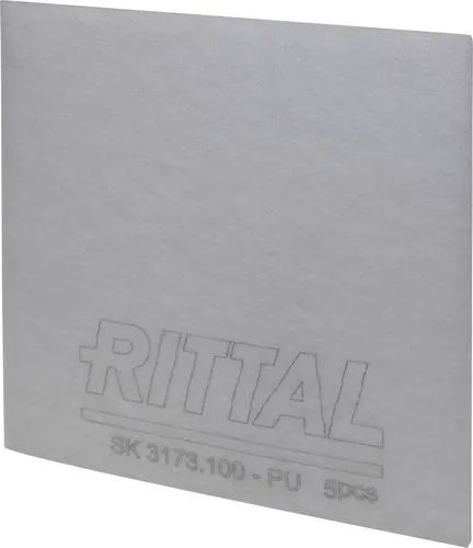 Rittal SK 3173.100 Ersatzfiltermatte für SK 3326 - Sonstige Elektroinstallationsartikel, optimiert für Kühlgeräte mit effektiver Ausfilterung ab Korngröße 10 für maximale Betriebssicherheit.