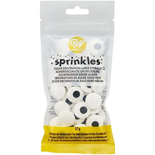 Wilton Candy Eyeballs Zuckeraugen, Large, 57 g