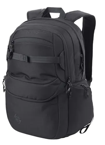 NITRO Future Hero Daypack mit Laptopfach 51 cm - Schwarz - Schulrucksäcke mit speziellem Laptopfach für sicheren Transport und stilvolles Design.
