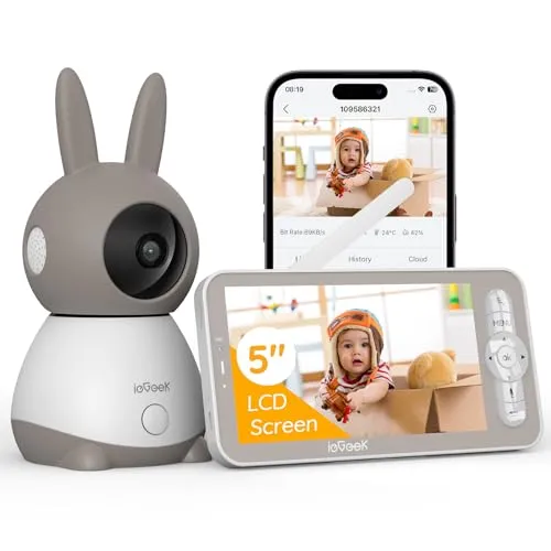 ieGeek Babyphone mit 2K Kamera und 5 Zoll Bildschirm