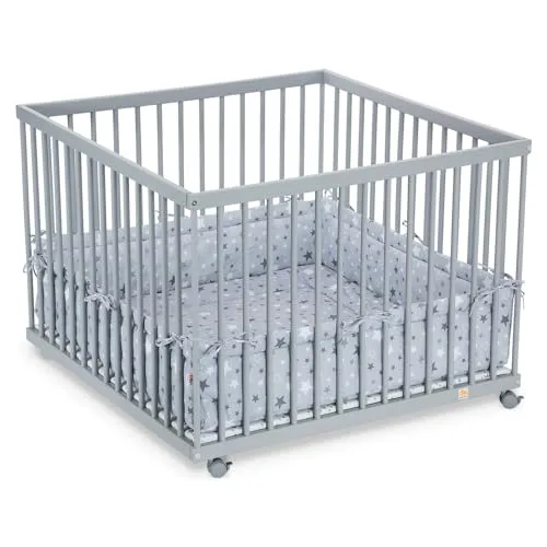 FabiMax Baby Laufgitter 100x100 Grau