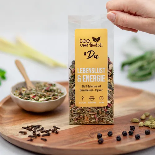 teeverliebt & Du - Lebenslust & Energie Bio loser Kräutertee
