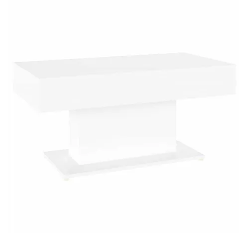 furnicato Couchtisch Weiß 96x50x45 cm