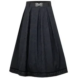 Trachtenrock Hohenbrunn 70cm schwarz von MarJo
