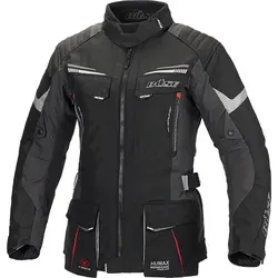 Büse Lago Pro Damen Motorrad Jacke Gr. 38 - Wasserdichte Motorradjacke mit atmungsaktiven Eigenschaften und herausnehmbaren Protektoren für optimalen Schutz und Komfort in jeder Jahreszeit.