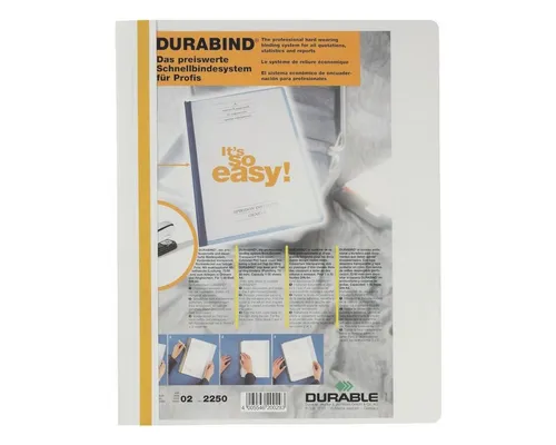 DURABLE Hefter Durabind, Format DIN A4, Heftmechanik ohne Lochen