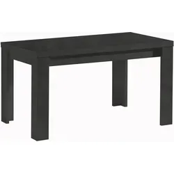 Ausziehbarer Esstisch Eddy 140 x 90 cm - Graphit - Moderner Esstisch mit ausziehbarer Funktion, ideal für Familienfeiern. Maße: 140 x 78 x 90 cm, ausgezogen 240 cm. Inklusive 4 Rollen für einfachen Auszug. Perfekt für jedes Esszimmer!