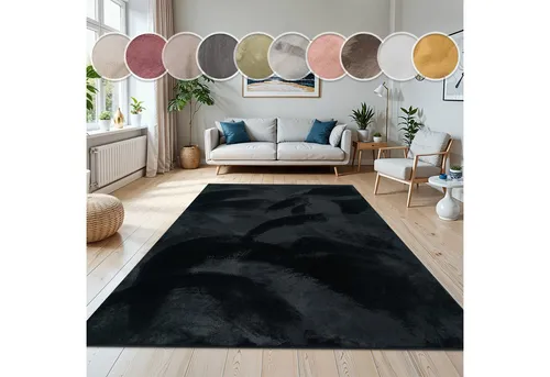 Paco Home Fellteppich Kunstfell Soft 380, rechteckig, Höhe: 14 mm, Langflor, Kuschelteppich