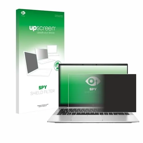 upscreen Blickschutzfilter für HP EliteBook 845 G7 - Privacy Filter mit Blaulichtfilter - Displayschutz für tragbare Computer, schützt Ihre Privatsphäre mit 60° Blickschutz und reduziert Blaulicht-Emissionen um bis zu 60%, ideal für augenschonendes Arbeiten.