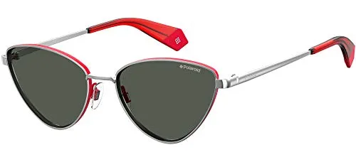 Polaroid PLD6071SX-J2BM9-56 Cateye Sonnenbrille - Sonnenbrillen für Damen, stilvolles Cateye-Design mit UV-Schutz und schützendem Etui, ideal für modebewusste Frauen.