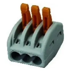 WAGO Steckklemme3p.2,5qmm 5 Stueck Btl. m. R.