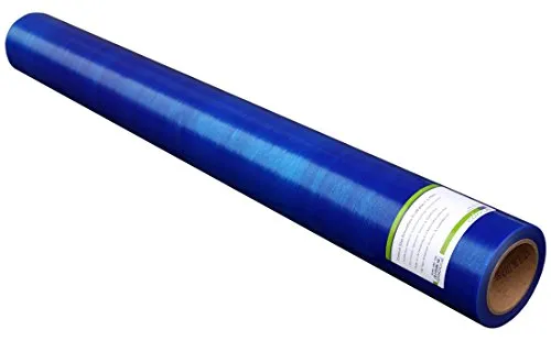 Colorus Premium Glasschutzfolie 1 m x 100 m | Fensterschutzfolie selbstklebend blau 50 my | Oberflächenschutzfolie selbsthaftend | Selbstklebende PE-Folie UV beständig | Malerschutzfolie