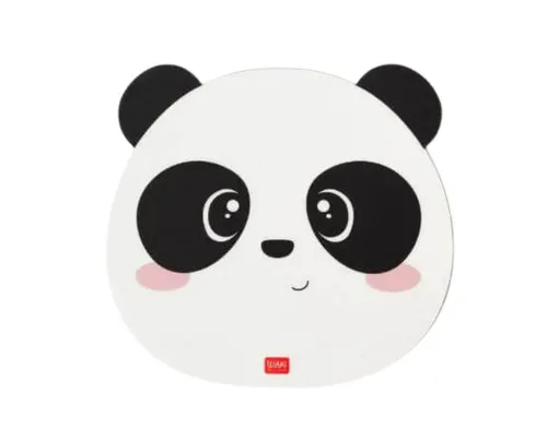 Legami Mauspad - Panda Design, rutschfeste Gummiunterseite für optimale Nutzung und Stil am Arbeitsplatz