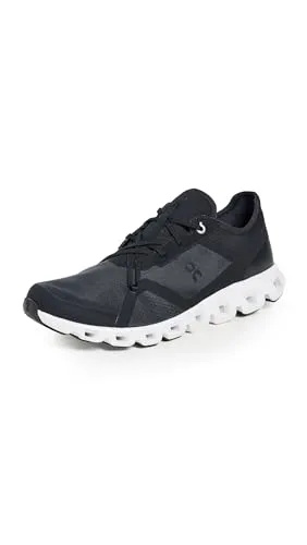 On Cloud X 3 AD Herren Schuhe Schwarz/Weiß EU 43 - Leichte und atmungsaktive Schuhe mit Mesh-Obermaterial, ideal für Komfort und Unterstützung. Die CloudTec-Dämpfung sorgt für Stabilität und ein angenehmes Laufgefühl.