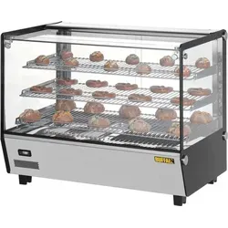 Buffalo quadratischer Arbeitsplatten-Heißanzeige-Merchandiser 160 Liter