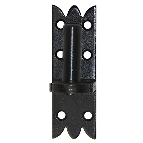 Plattenhaken Haken Torhaken Wandhaken zum Schrauben 14 mm Kloben Schwarz