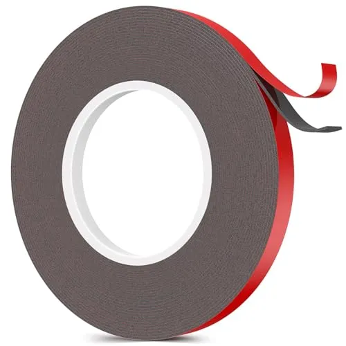 Doppelseitiges,10mx10mm Klebebandextra Stark,Doppelseitig Extra,Dünn,Klebestreifen,Wasserdichtes Multifunktionales Montageklebeband,Kleber Tape,Selbstklebend,für Wand und Led-Streifen,Auto,Bürodekor